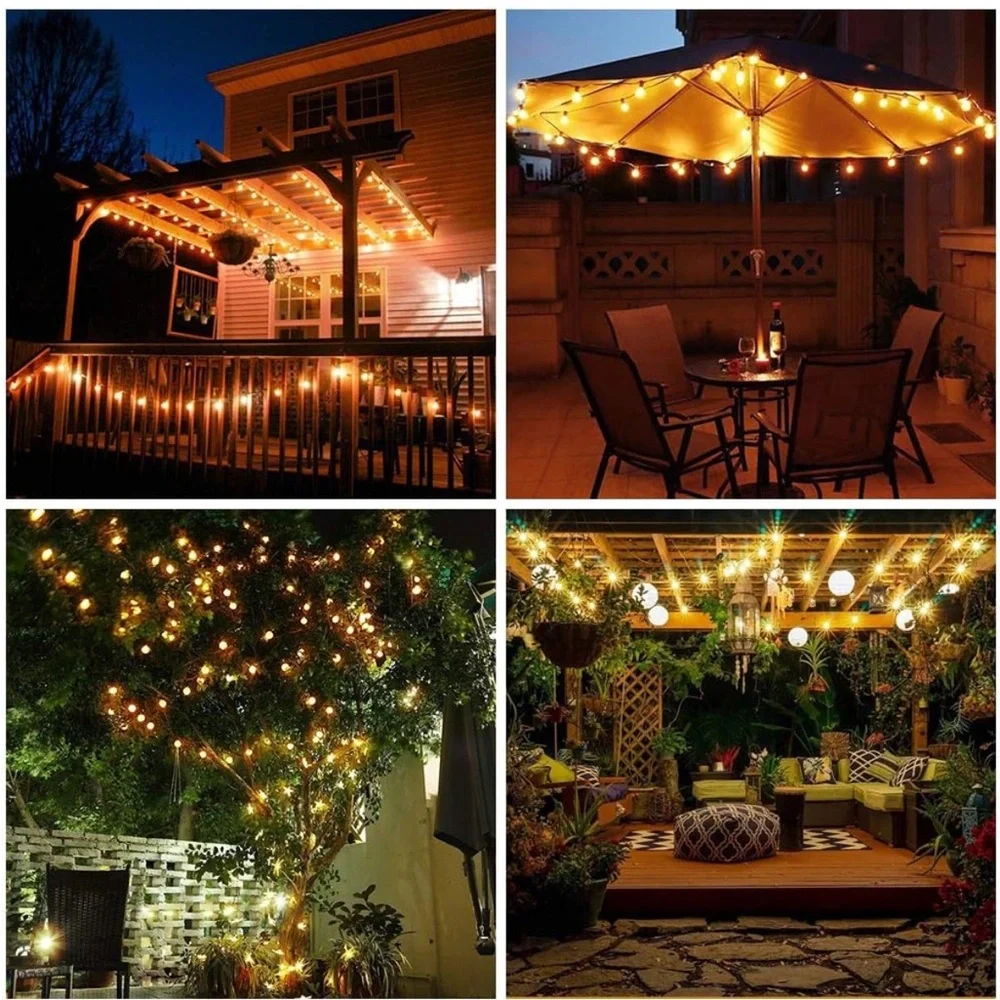 Globe Fairy Lights Battery Operated 33ft 80LED String Lights with Remote‎
